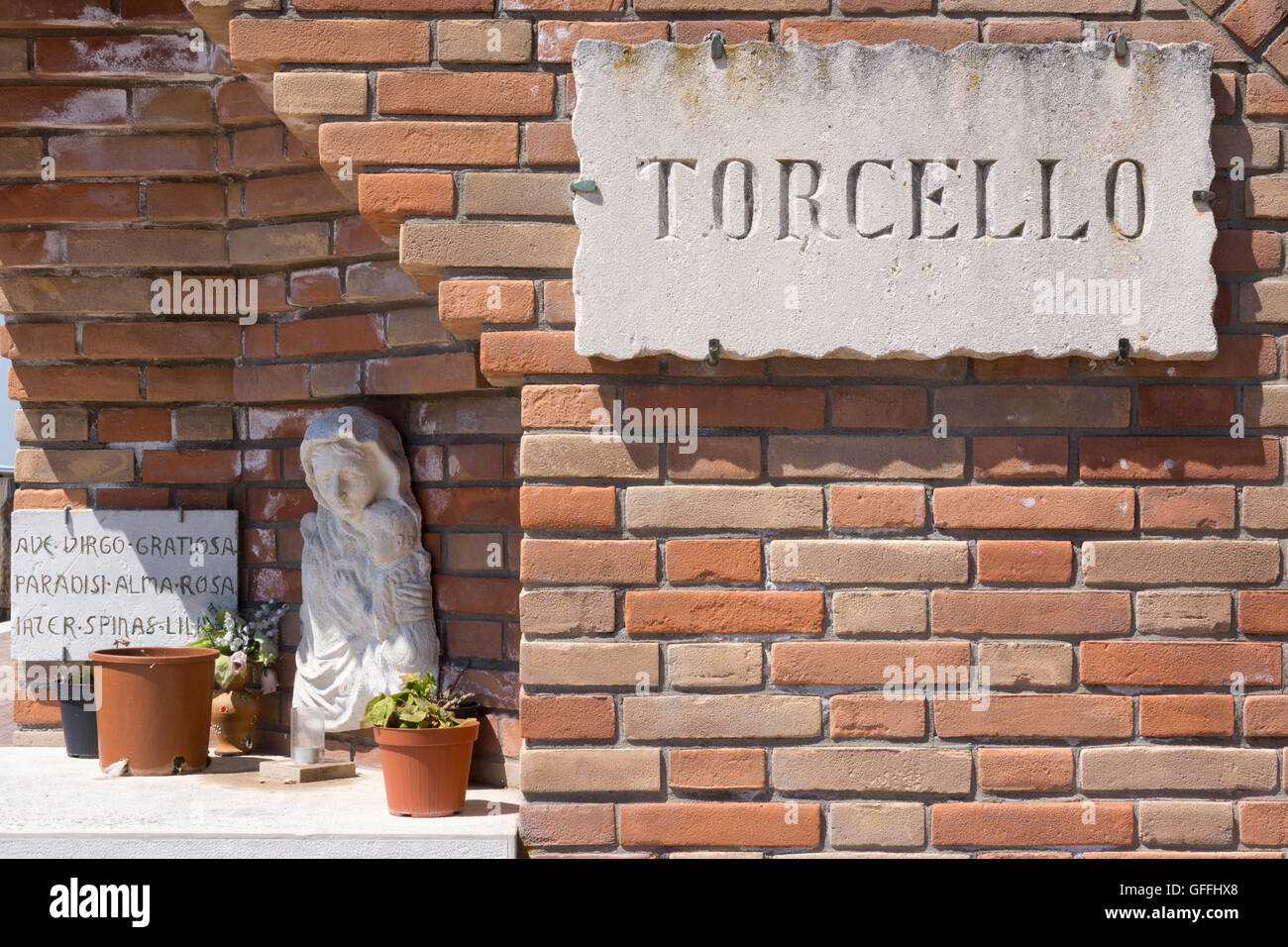 Santuario della Madonna e Bambino a Torcello, Venezia Foto Stock