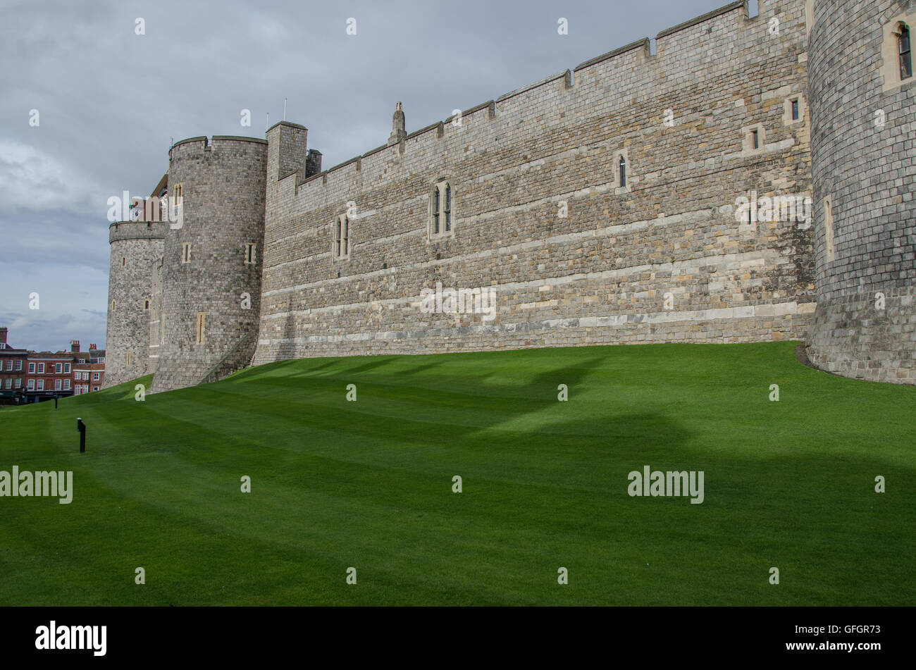 Il castello di Windsor REGNO UNITO,l'Inghilterra,la gran bretagna Foto Stock