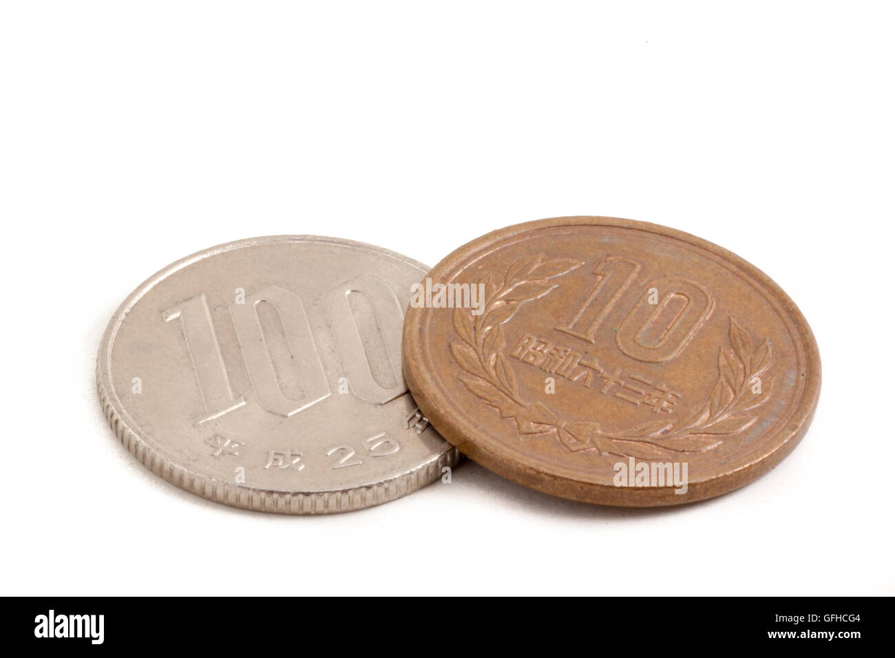 10 % tasso fiscale sulla valuta giapponese Foto Stock