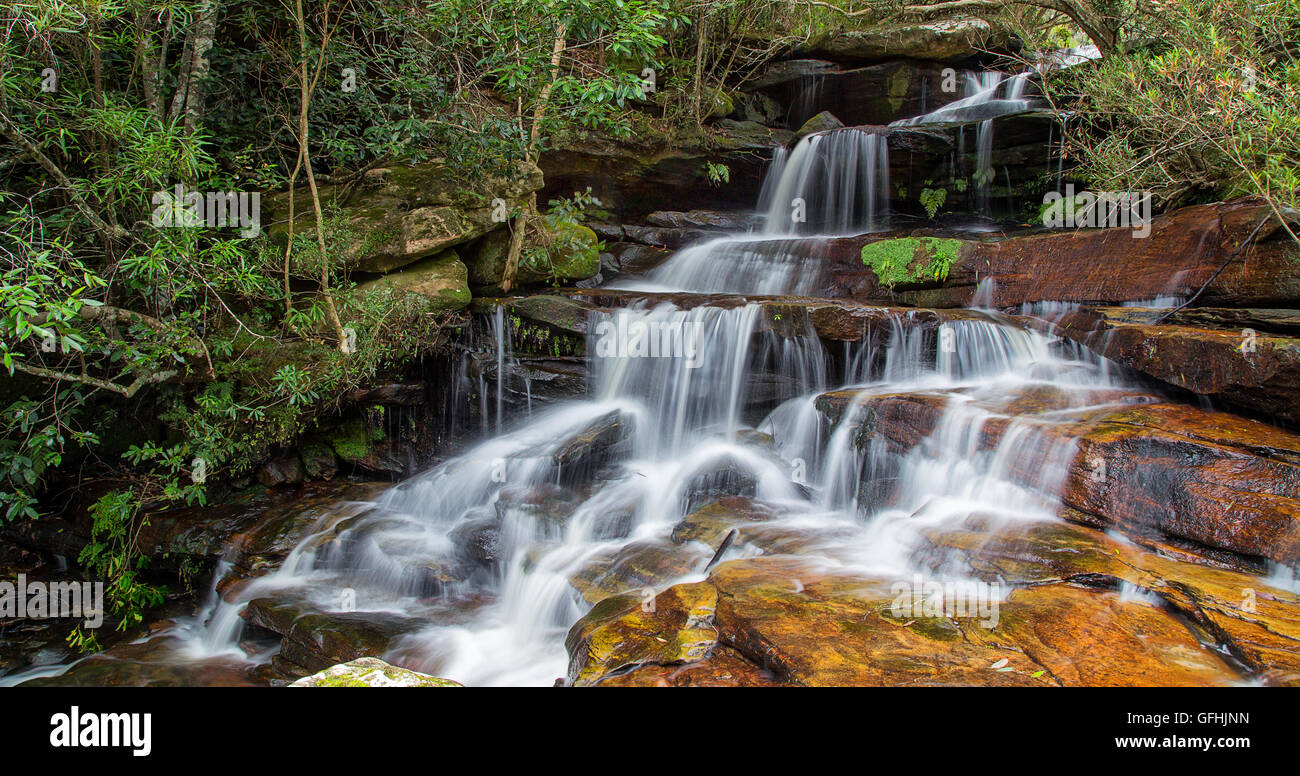 Cascate di Somersby Foto Stock