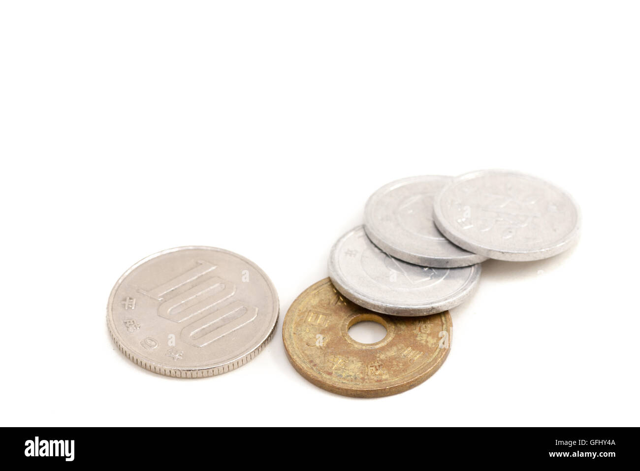 8 % tasso fiscale sulla valuta giapponese Foto Stock