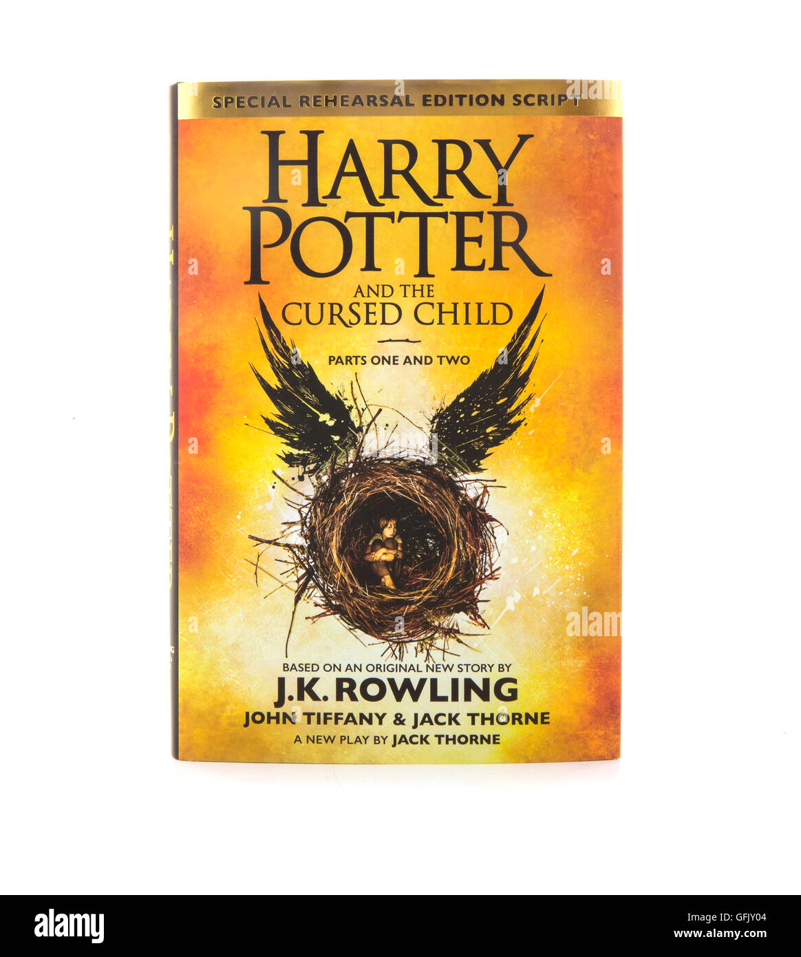 Il nuovo libro di J.K. Rowling Harry Potter e il maledetto bambino, Prove Speciali Edition Script parti uno e due Foto Stock