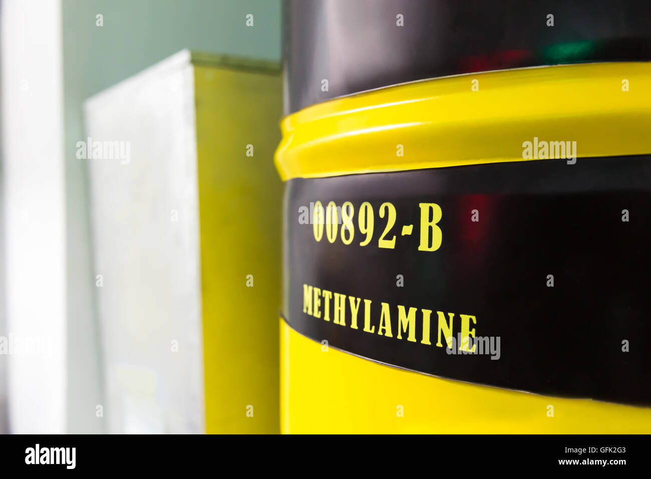 Canna con metilammina Foto Stock