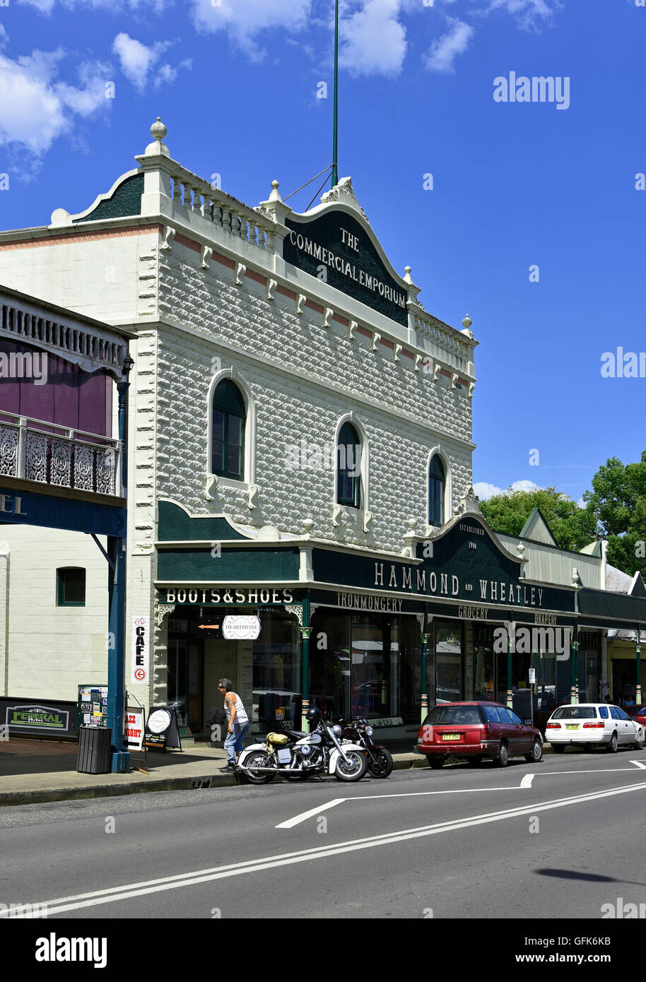 Hammond e Wheatley Emporium Bellingen New South Wales nsw Australia Foto Stock