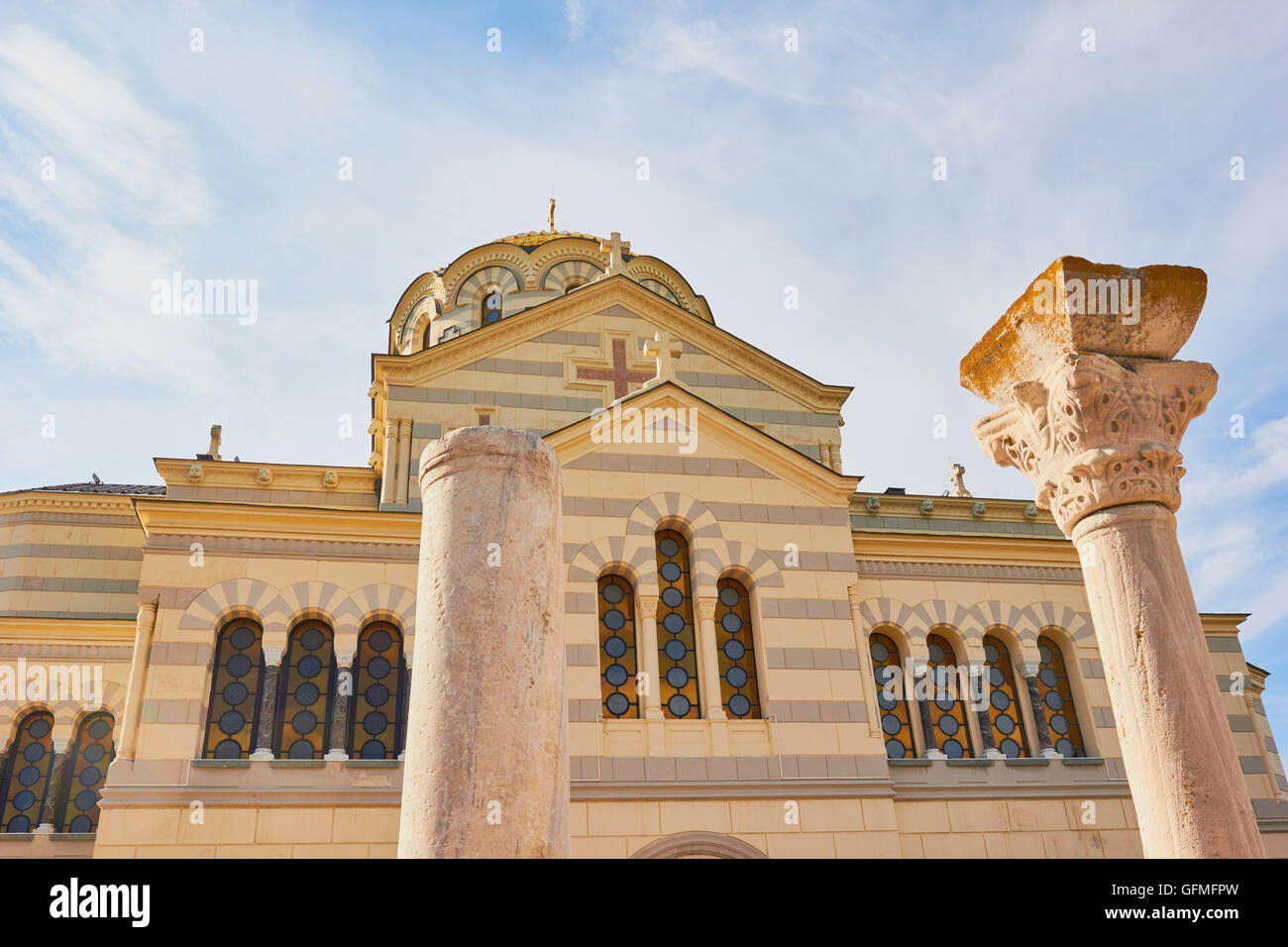 San Vladimiro Cattedrale Chersonesus penisola della Crimea Foto Stock