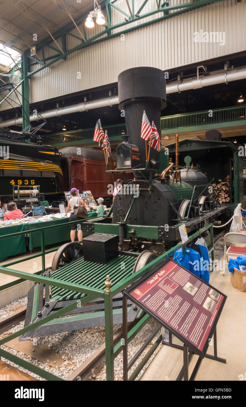 Railroad Museum of Pennsylvania Strasburgo PA Foto Stock