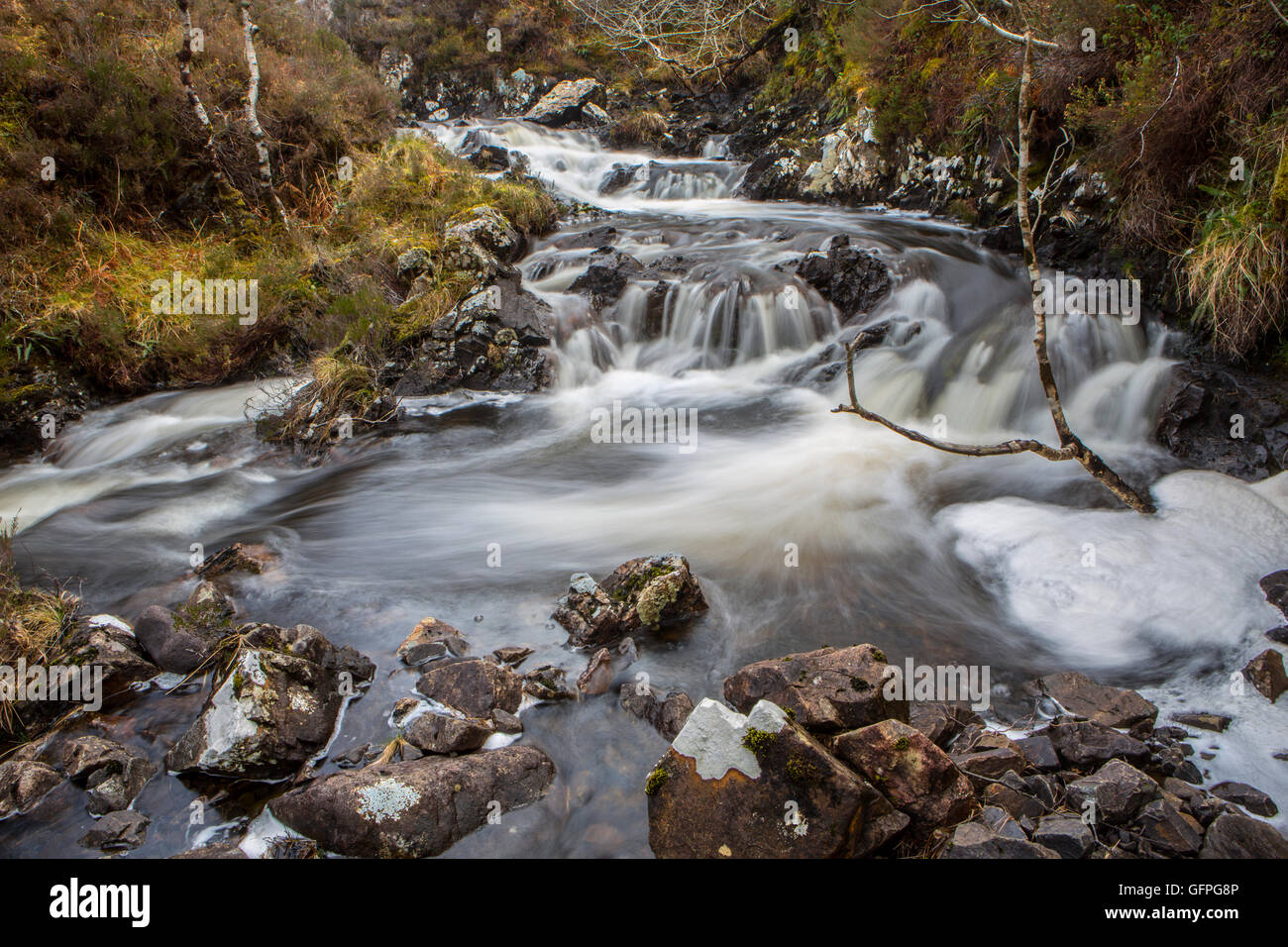 Cascata scozzese Foto Stock