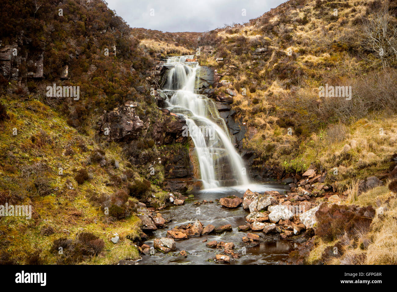 Cascata scozzese Foto Stock