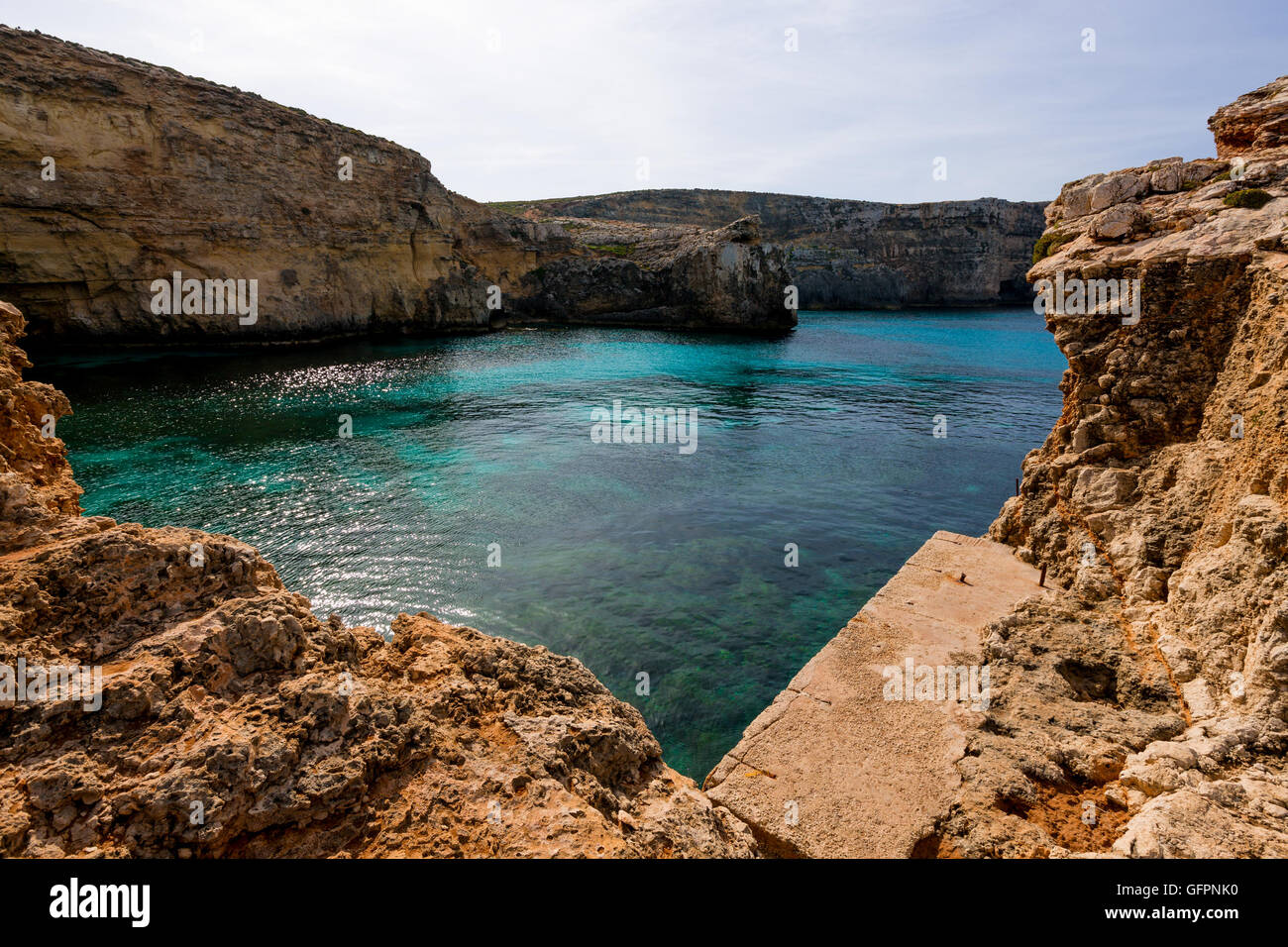 Baia Mare nel deserto di pietra Foto Stock