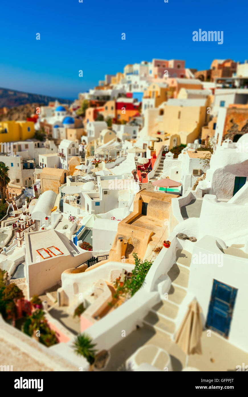 Oia - Santorini, Grecia Foto Stock