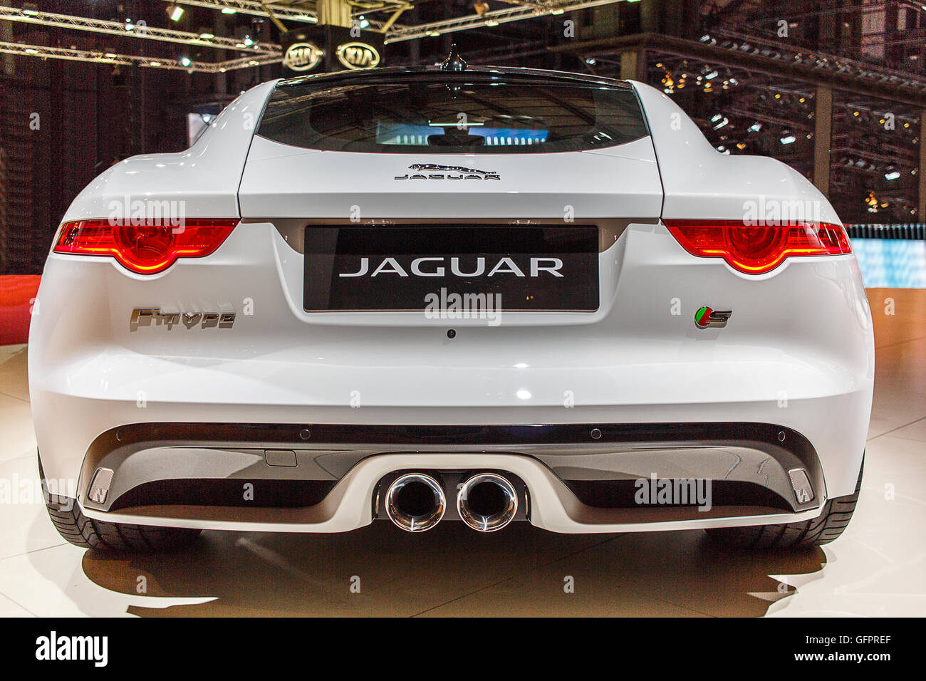 Prese al Motorshow di Barcellona / Salo Internacional Automobil 2015 Foto Stock