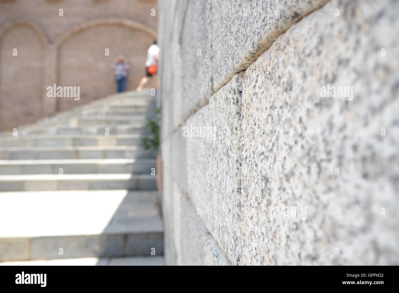 Muro di mattoni di sfondo Foto Stock