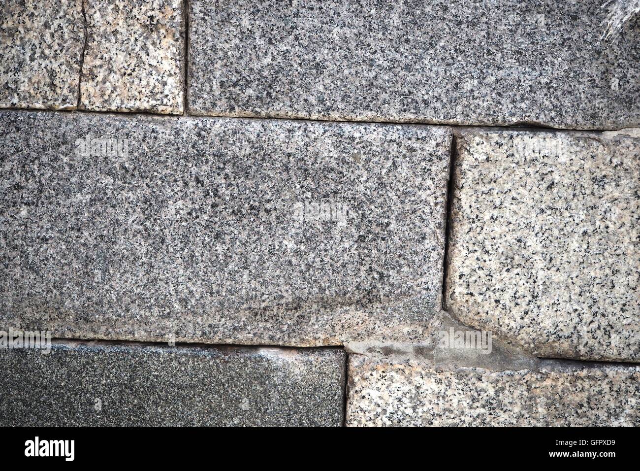 Muro di mattoni di sfondo Foto Stock