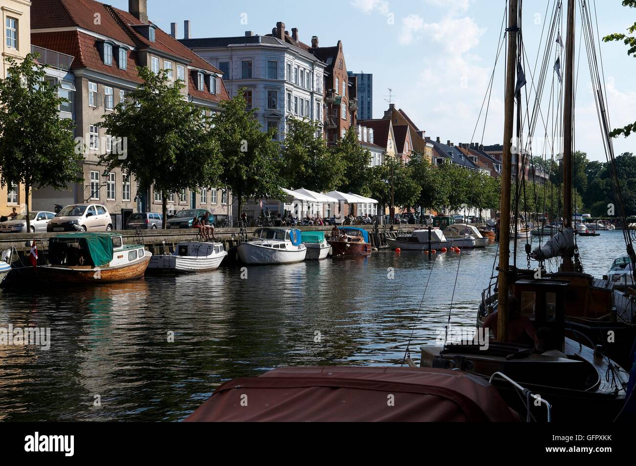 Christianshavn, Copenhagen, Danimarca Foto Stock