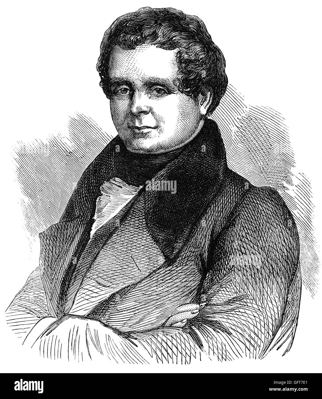 Di Daniel O'Connell (1775 - 1847), a cui spesso viene fatto riferimento come il Liberatore, era un irlandese leader politico nella prima metà del XIX secolo. Egli si è battuto per l emancipazione cattolica-compreso il diritto per i cattolici a sedersi al parlamento di Westminster, negata per oltre 100 anni-e abrogazione della legge di unione che combinati in Gran Bretagna e in Irlanda. Foto Stock