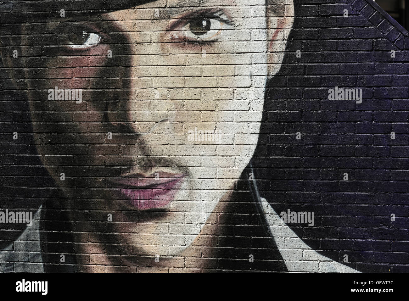 Il principe Artwork da AKSE. Northern Quarter. Manchester. Foto Stock