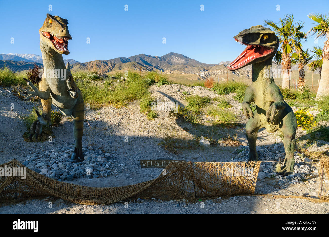 Cabazon Dinosauri Foto Stock