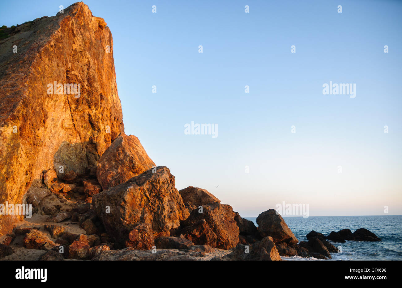 Point Dume State Beach Foto Stock