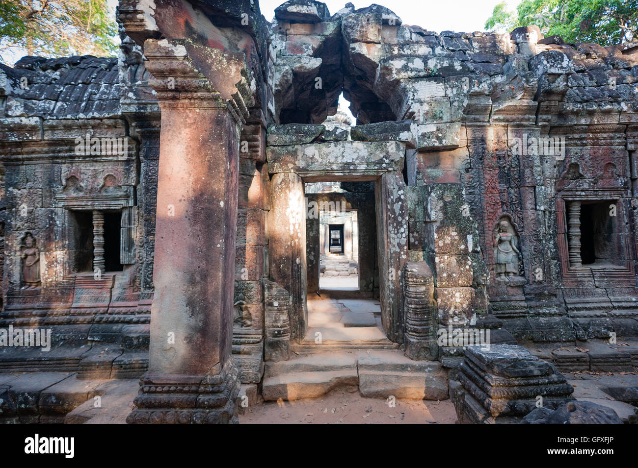 I templi di Angkor in Cambogia Foto Stock