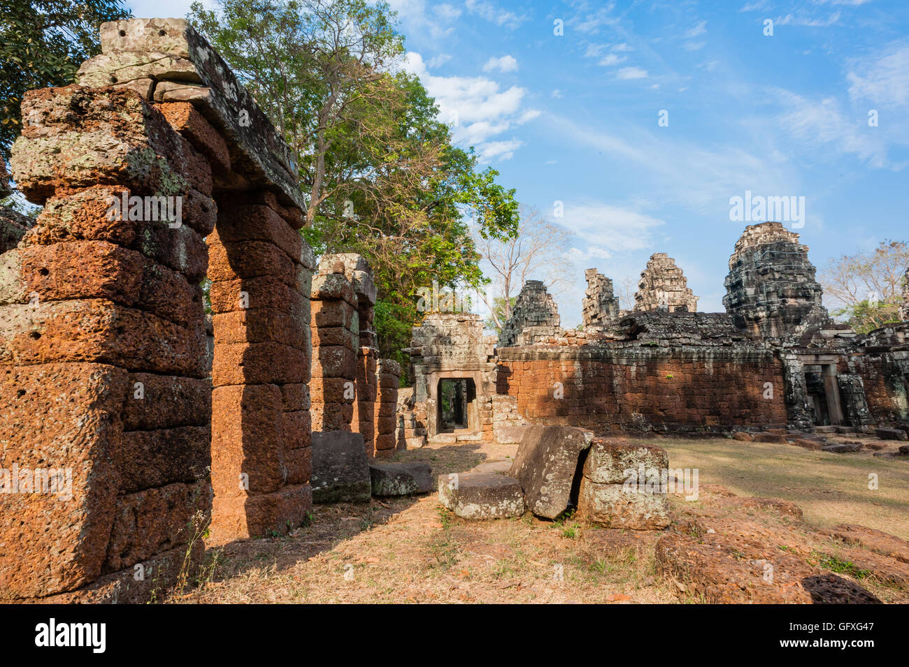 I templi di Angkor in Cambogia Foto Stock