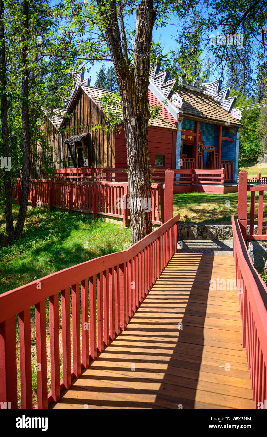 Weaverville Joss House State Historic Park Foto Stock