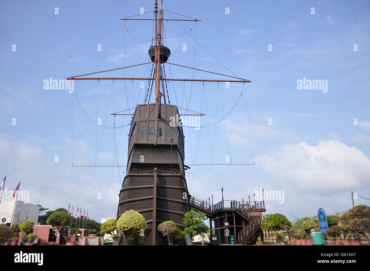 Flora de la Mar museo, Malacca, Malaysia Foto Stock