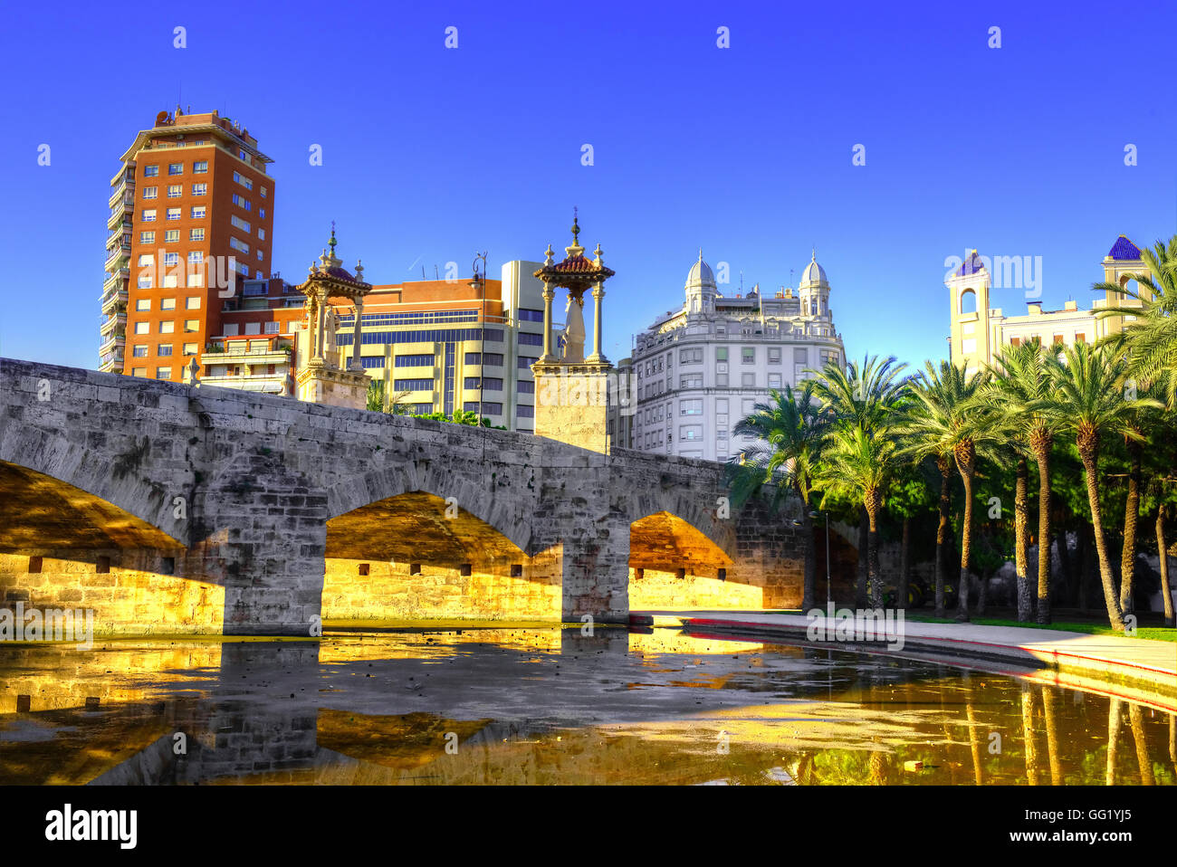 Città di Valencia - colpi di Spagna - Viaggiare in Europa Foto Stock
