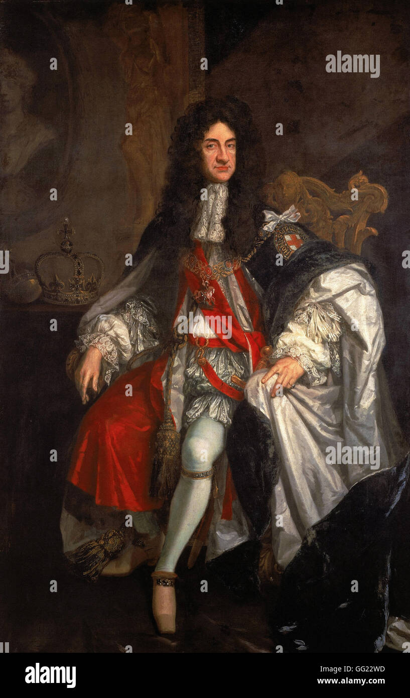 Godfrey Kneller - Re Carlo II Foto Stock