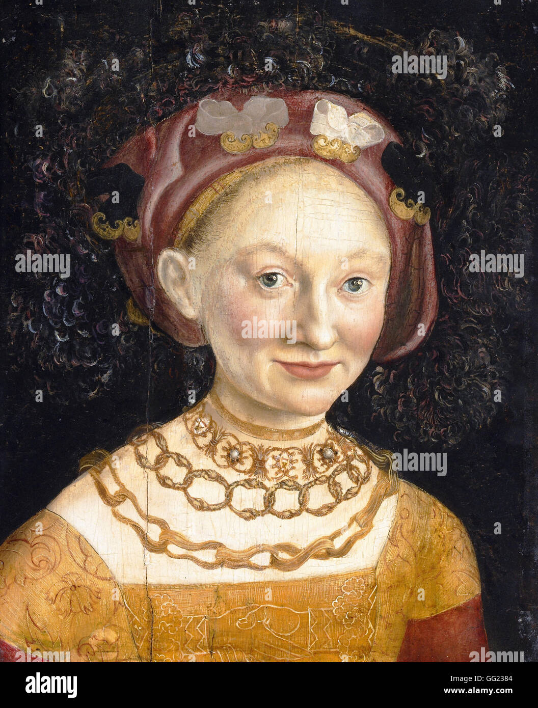 Hans Krell - ritratto della Principessa Emilia di Sassonia Foto Stock