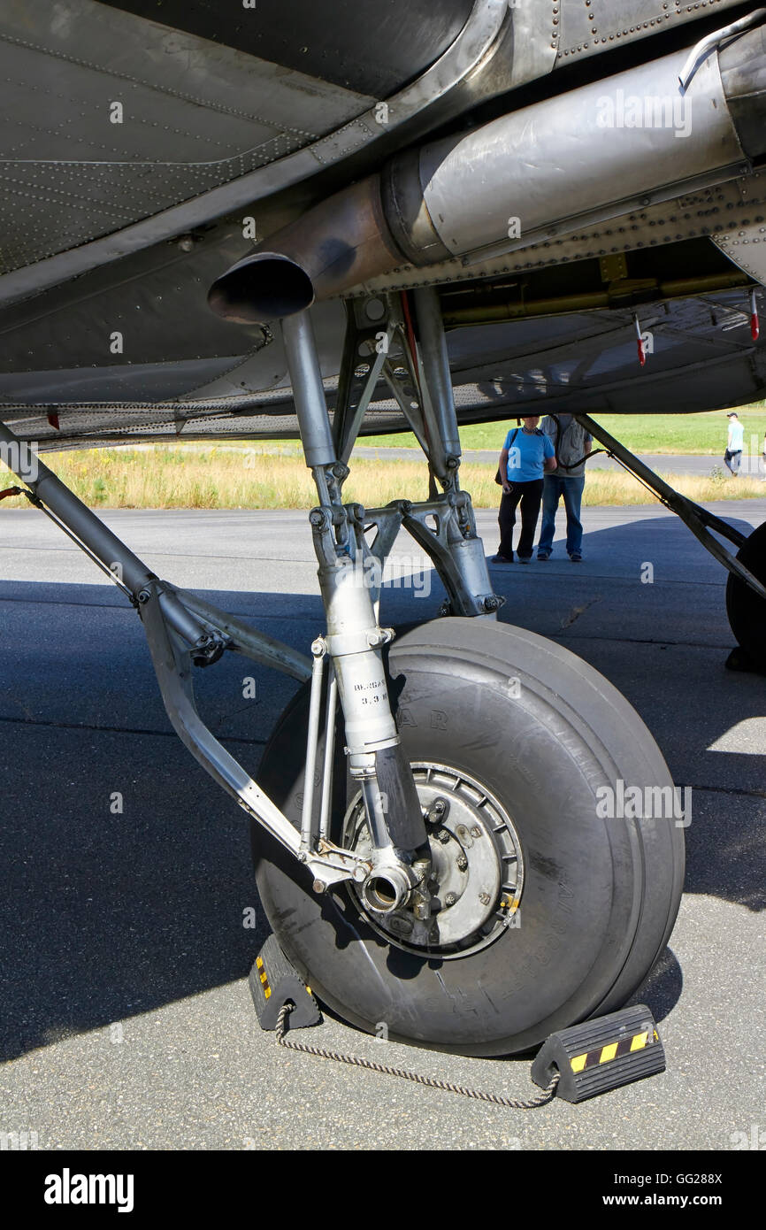 Douglas DC-3 aereo, Finlandia Foto Stock