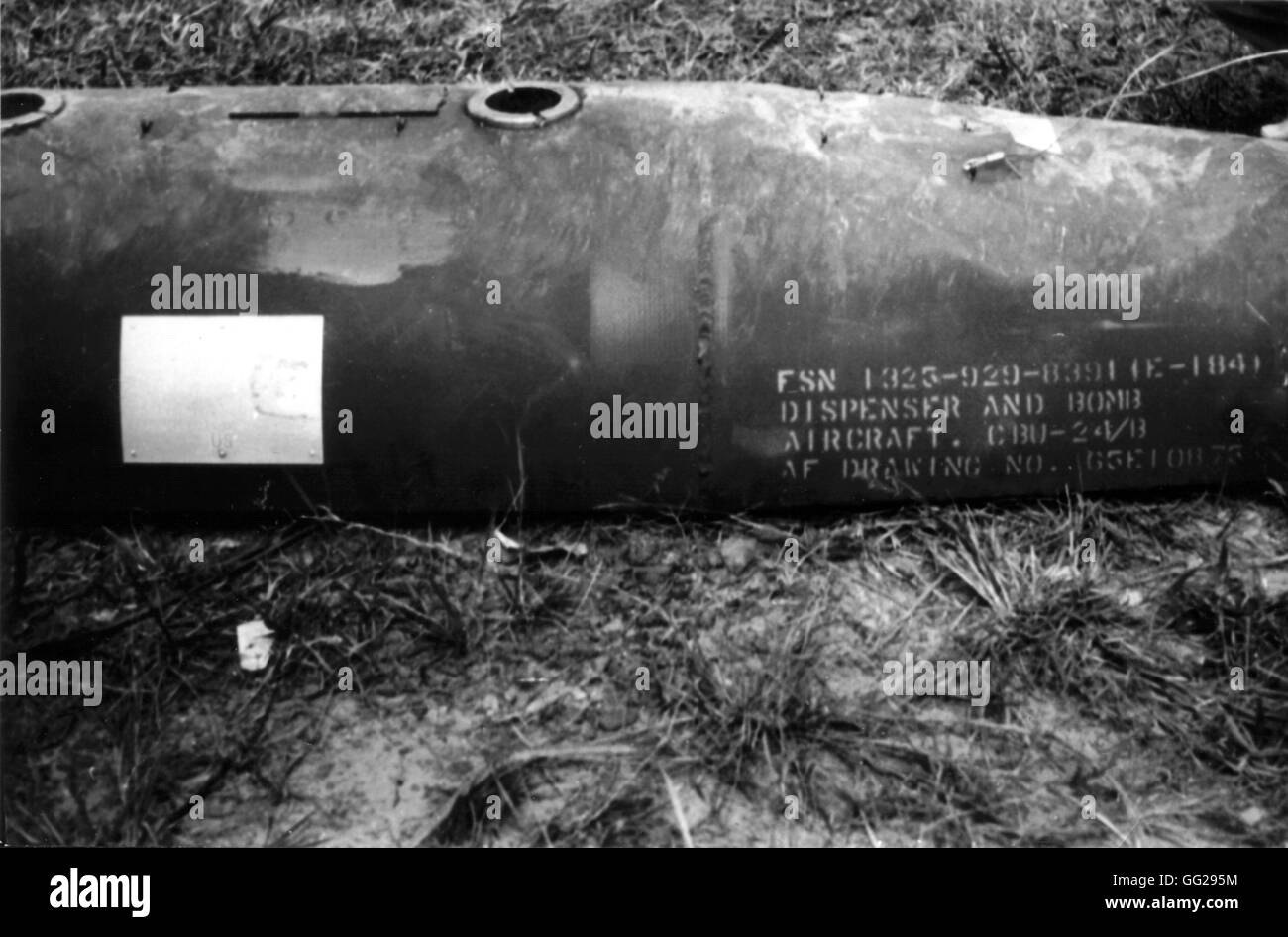 Un americain missile 1967 Guerra del Vietnam Foto Stock