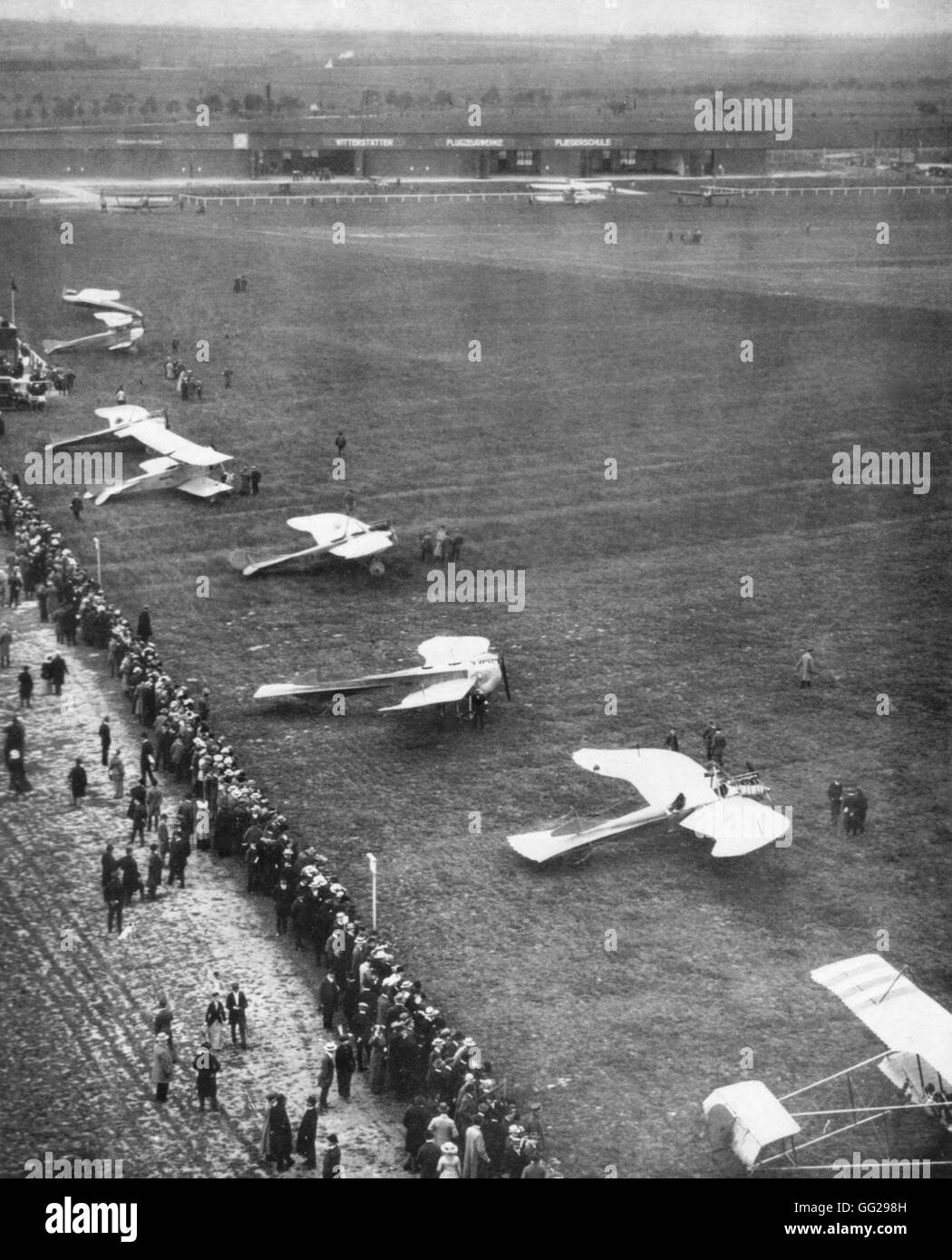 Germania. Uno squadrone di 'Taube' velivoli del XX secolo la Prima Guerra Mondiale Foto Stock