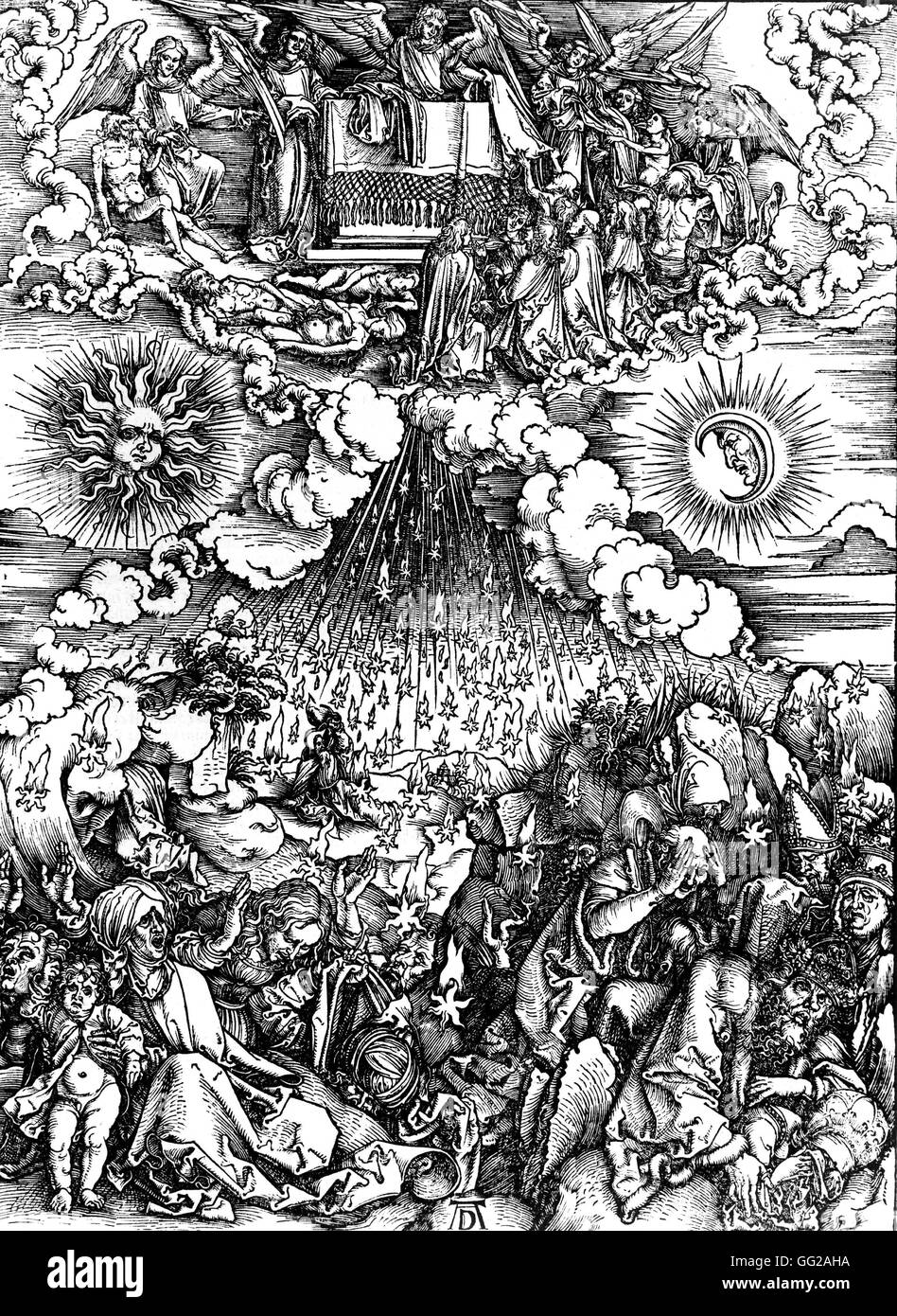 L'apocalisse 1471-1528 Albrecht Durer Parigi. Biblioteca nazionale Foto Stock