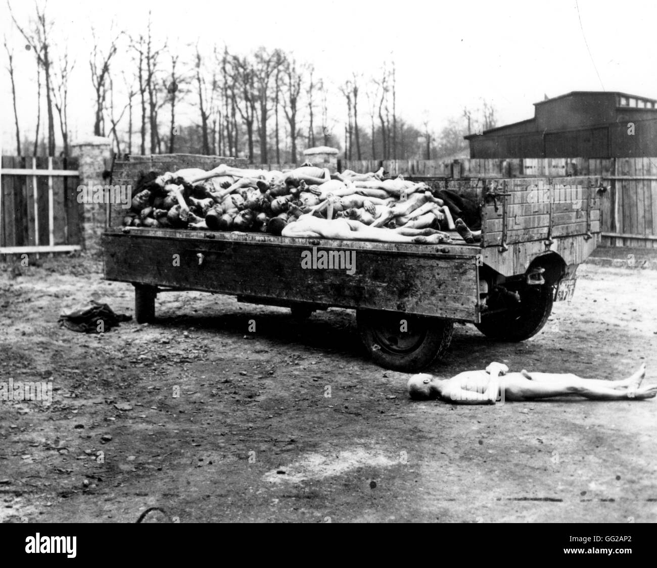 Campo di concentramento. Il carro di morte del xx secolo II Guerra Mondiale Washington. Archivi Nazionali Foto Stock