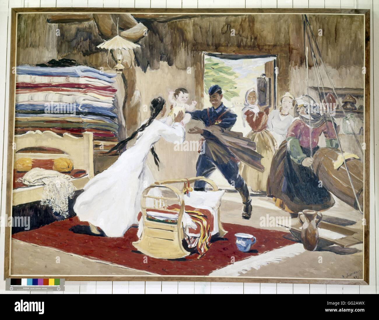 Aslamazian Archakovna Mariano (nato nel 1907). Ritorno del hero 1946 U.R.S.S. Foto Stock