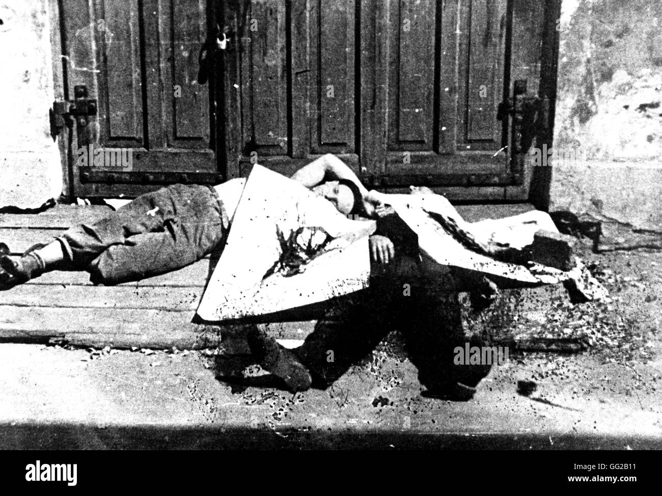 Ghetto di Varsavia: vittime del 'Grande azione' aprile-maggio 1943 la Polonia, la seconda guerra mondiale la guerra Centre de documentation juive Foto Stock