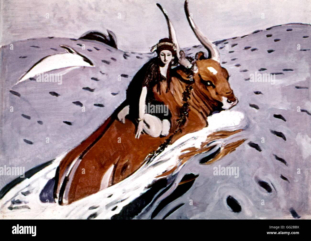 Valentin Serov il rapimento di Europa 1910 RUSSIA Mosca. Galleria Tretiakov Foto Stock