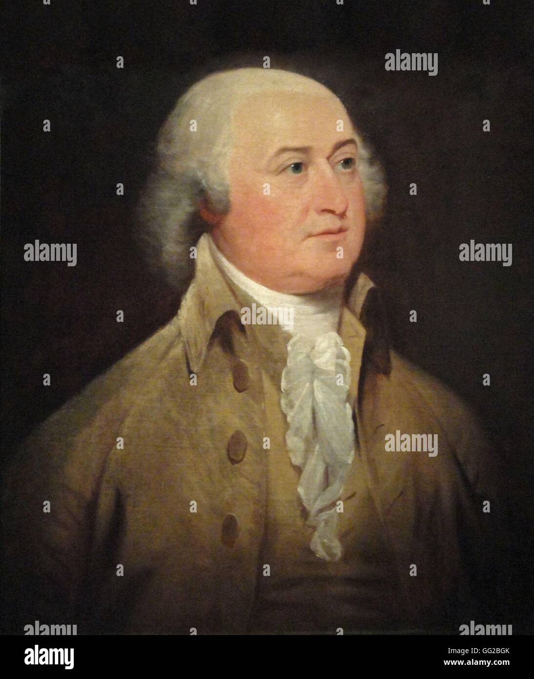 John Trumbull American School ritratto di John Adams 1793 olio su tela (65,1 x 54,9 cm) Washington, National Portrait Gallery Foto Stock