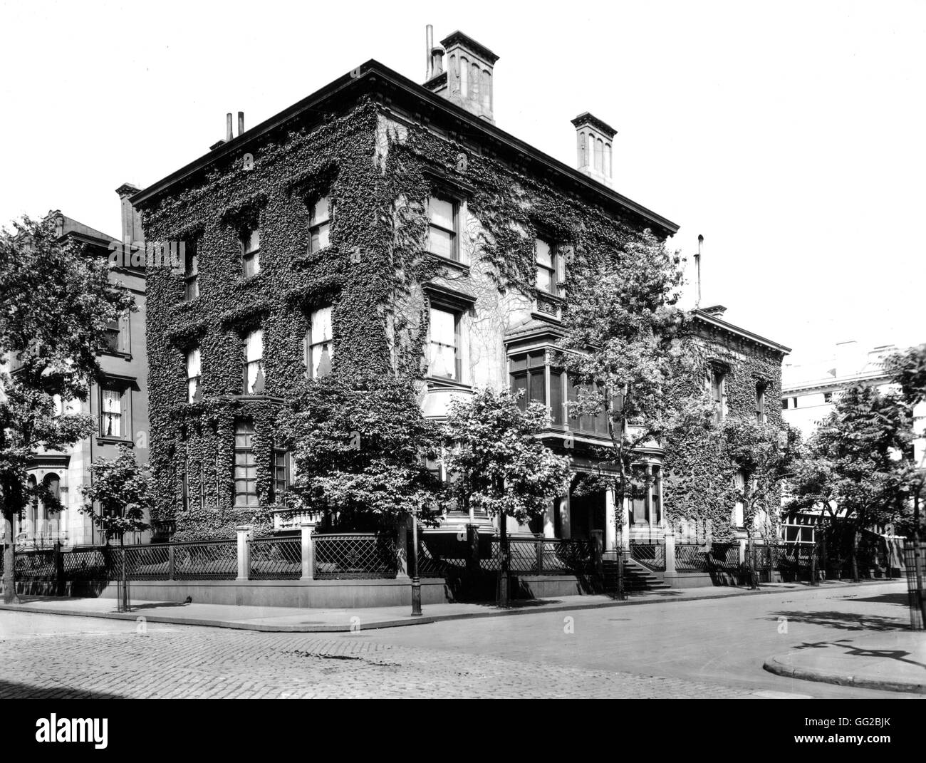 New York. J. Pierpont Morgan's residence 1904 Stati Uniti Washington. La biblioteca del congresso Foto Stock
