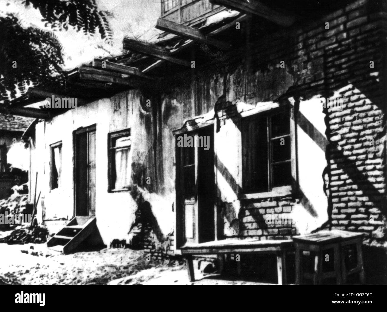 Lavoratore Litanov's house, in Tiplis, dove Stalin ha organizzato le riunioni del tabacco fabbricazione lavoratori dal 1898 fino al 1901. Xix Russia Foto Stock