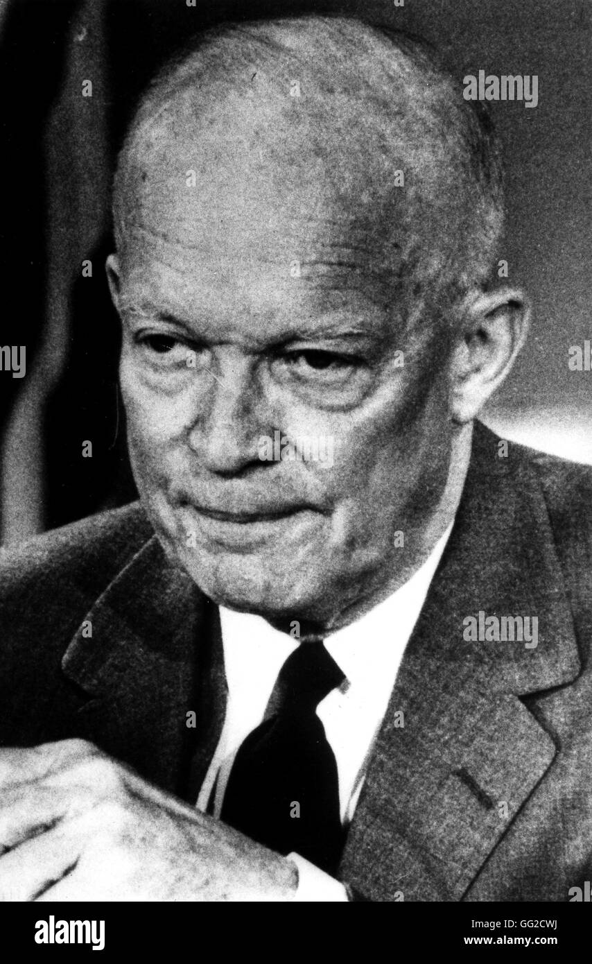 Il presidente Eisenhower Novembre 7, 1957 Stati Uniti National Archives.Washington Foto Stock