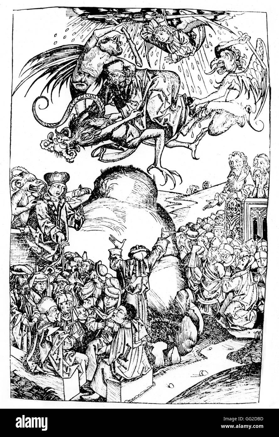 L'apocalisse 1471-1528 Albrecht Durer Parigi. Biblioteca nazionale Foto Stock
