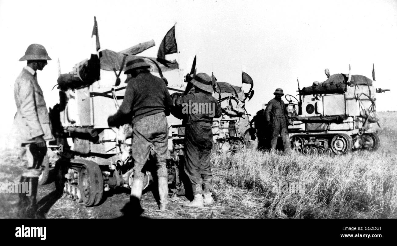 La crociera di nero. Colomb Bechar (Ottobre 28, 1924), Le Cap (1 agosto 1925). Traversata dell'Africa organizzato da Andre Citroen (8 semi-vie) Africa 1924-1925 Foto Stock