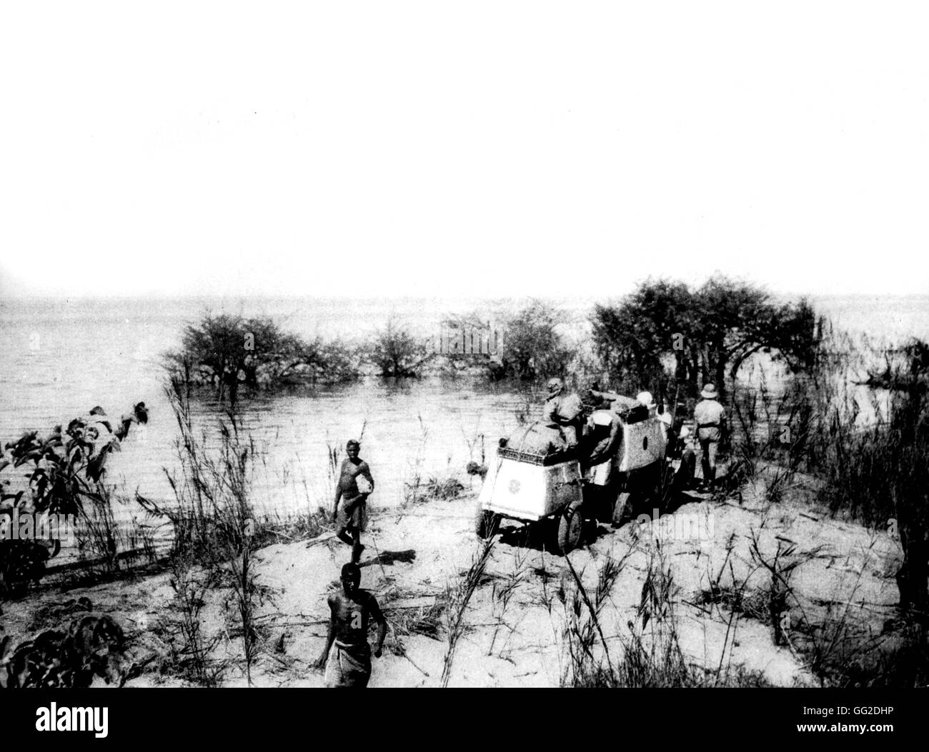 La crociera Nera vicino lago Nyassa (Africa) 1926 Foto Stock