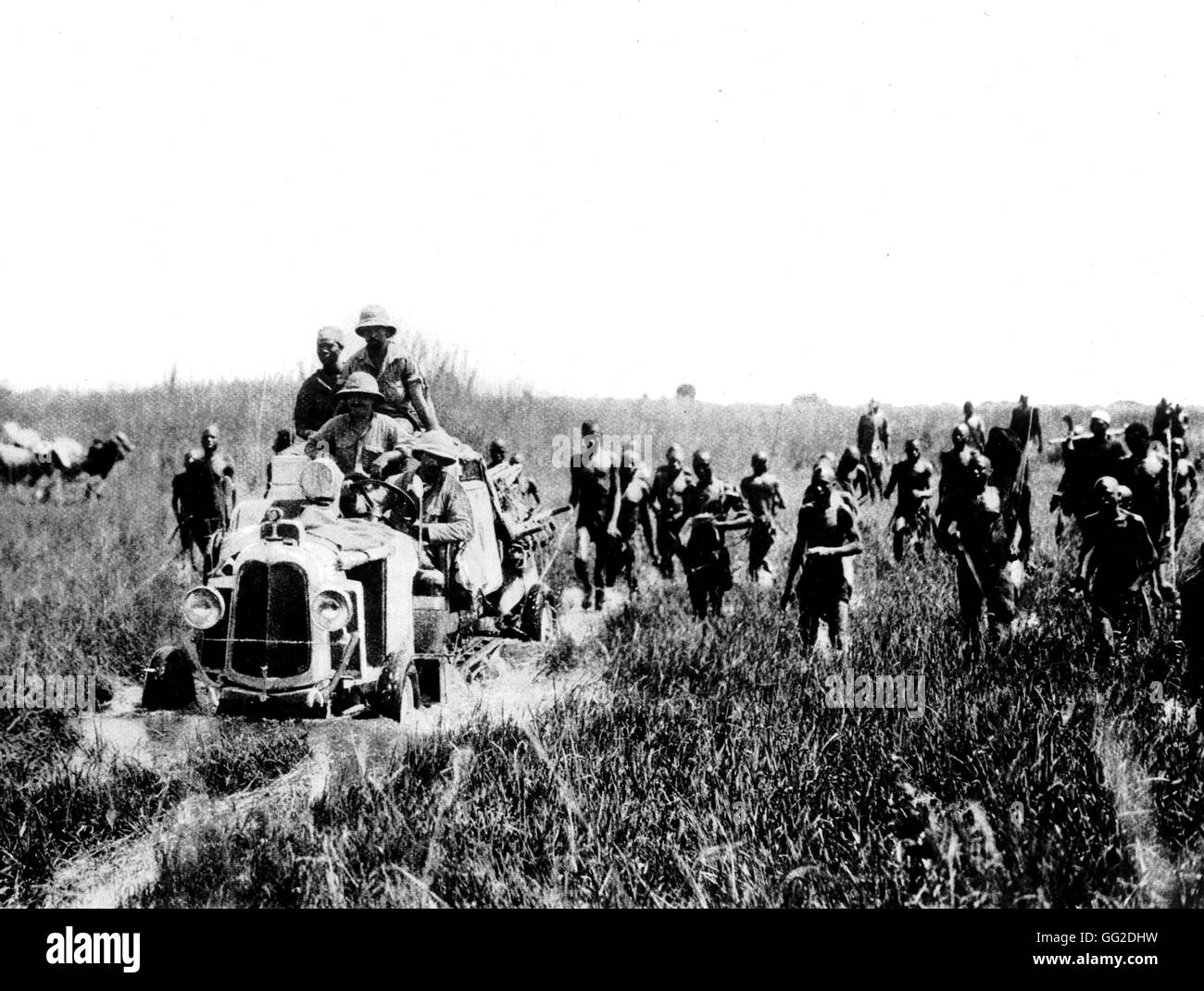 La crociera nera tra Tukuyu e lago Nyassa(Africa) 1926 Foto Stock