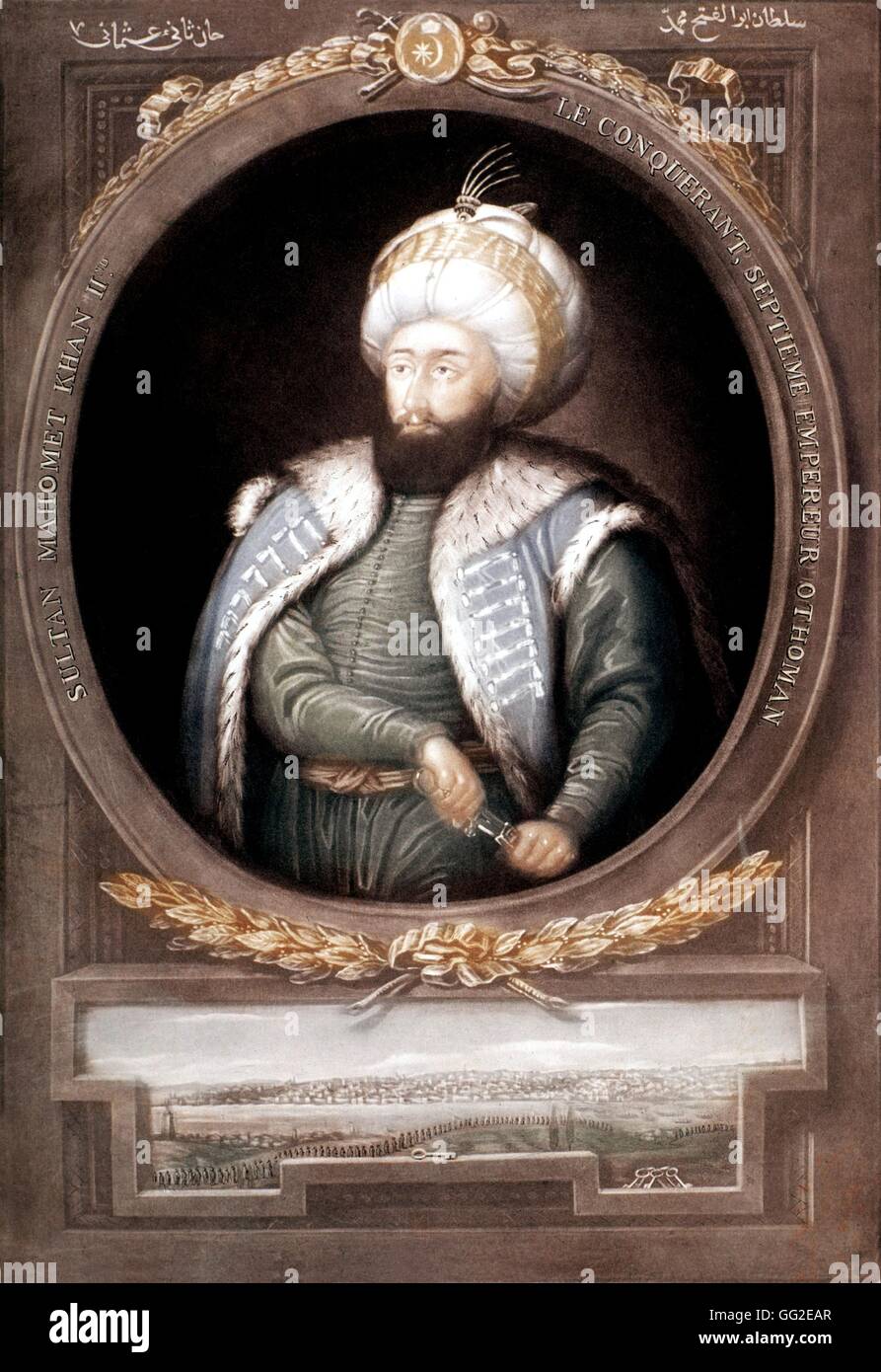 Mehmed II, sultano turco del XVI secolo la Turchia Foto Stock