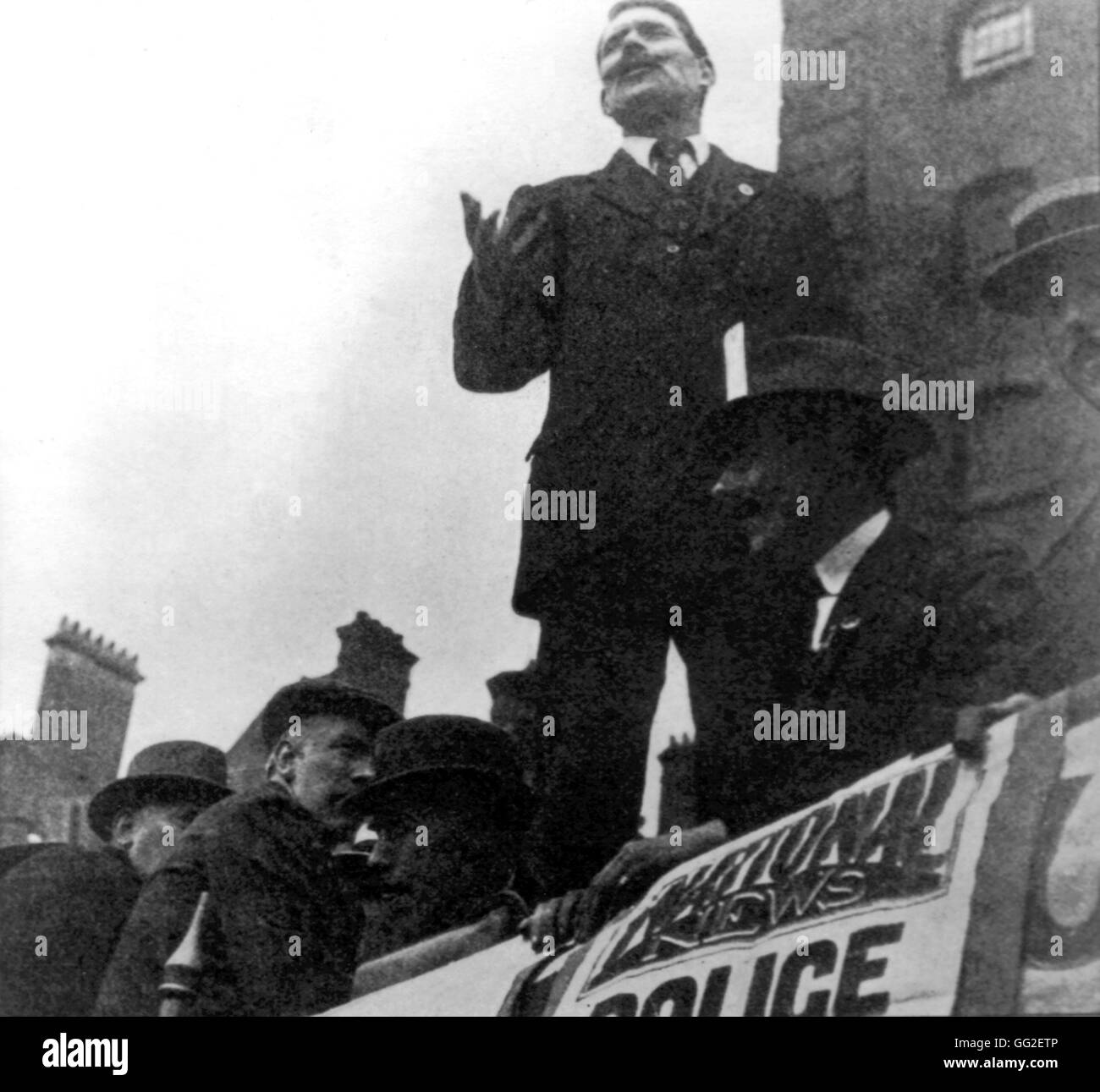 Sciopero di polizia di Londra 1919 Gran Bretagna Foto Stock