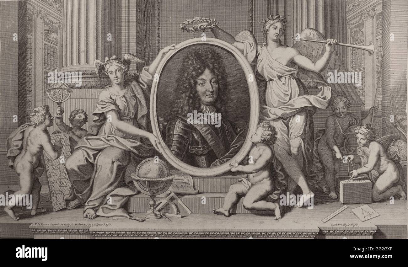Luigi XIV Re di Francia (1638-1715) Foto Stock