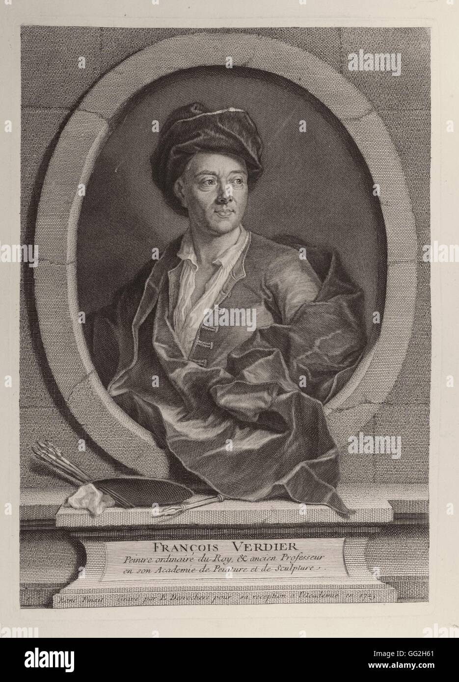 François Verdier, (1651-1730), pittore francese, disegnatore e incisore. Foto Stock