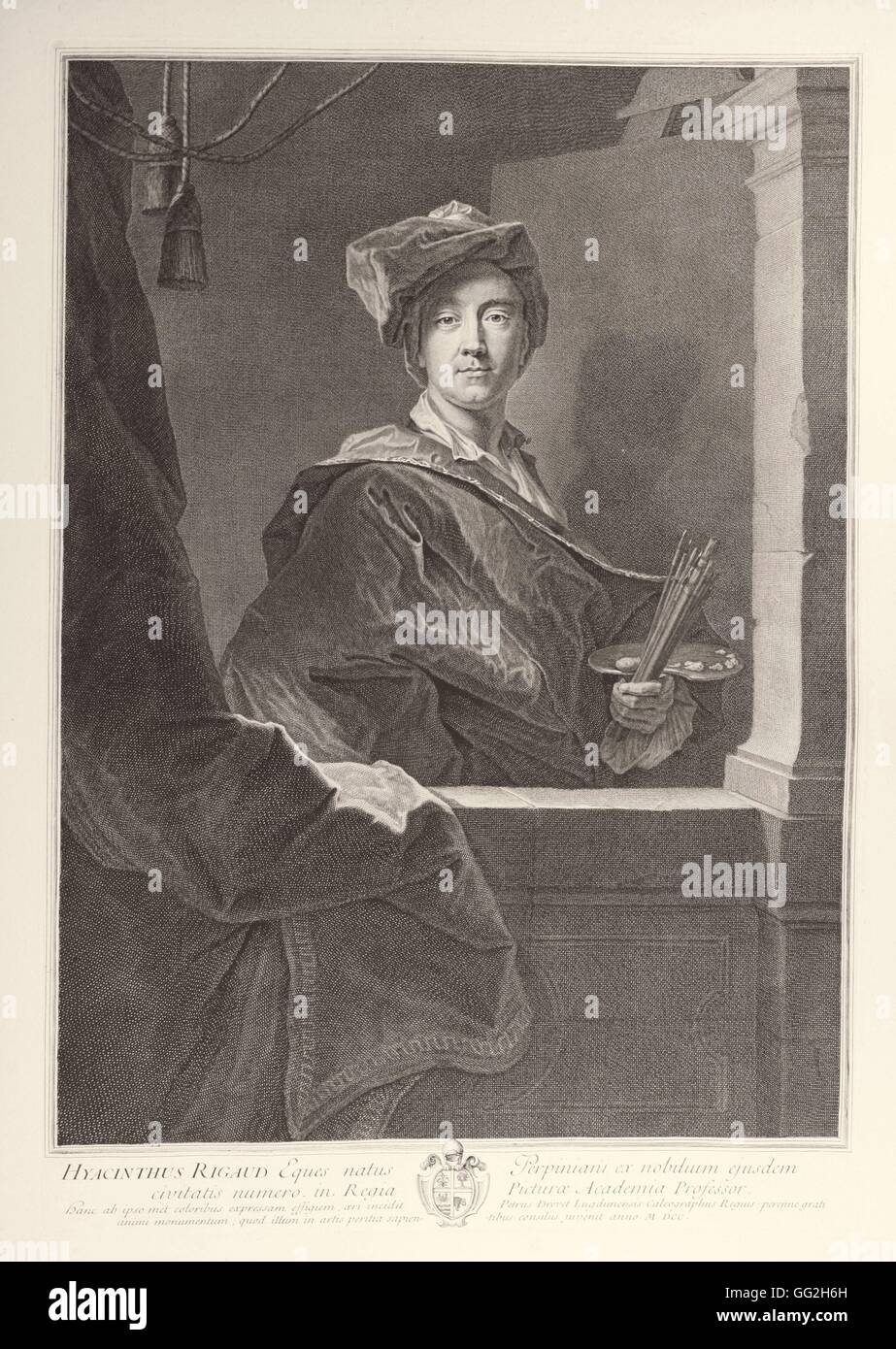 Hyacinthe Rigaud Il duomo, (1659-1743), francese ritrattista e pittore Foto Stock